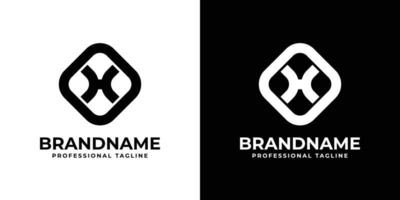 logo monogramme oh ou ho simple, adapté à toute entreprise avec des initiales oh ou ho. vecteur