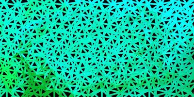 fond de triangle abstrait vecteur vert clair.