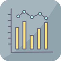 icône de vecteur d'histogramme