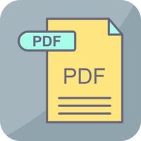 icône de vecteur pdf
