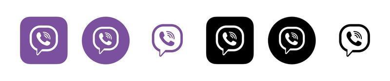 logo de l'application viber, logo viber, vecteur gratuit d'icône viber