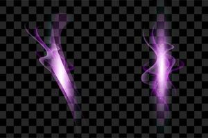 forme abstraite violette, demi-teinte. conception de formes violet néon créatif vecteur