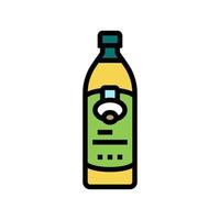huile d'olive bouteille couleur icône illustration vectorielle vecteur