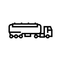 cartouche pour l'illustration vectorielle de l'icône de la ligne de carburant vecteur