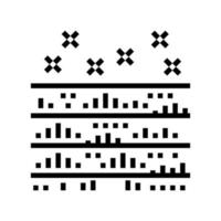 illustration vectorielle de l'icône de la ligne d'entretien des pelouses vecteur