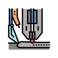 illustration vectorielle de l'icône de couleur de soudage hyperbare vecteur