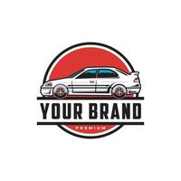 création de logo vectoriel de voiture de sport. super logo de voiture.