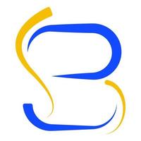 lettre b logo illustration vecteur