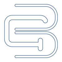 lettre b logo illustration vecteur
