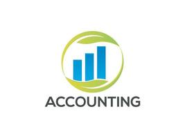 logo de comptabilité dégradé vectoriel