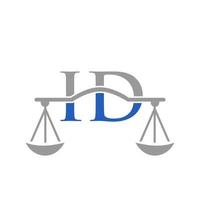 lettre d'identité création de logo de cabinet d'avocats pour avocat, justice, avocat, juridique, service d'avocat, cabinet d'avocats, échelle, cabinet d'avocats, avocat d'entreprise vecteur