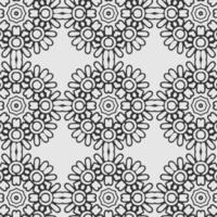 fond de motif de formes de fleurs géométriques vectorielles. vecteur