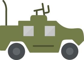 icône de vecteur de véhicule militaire