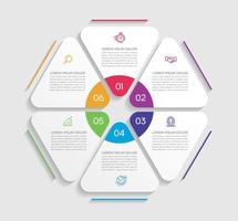 illustration vectorielle de business concept infographie design vecteur