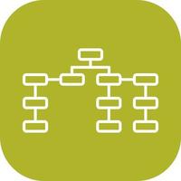 icône de vecteur de structure seo unique