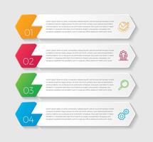 illustration vectorielle de business concept infographie design vecteur