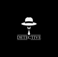création de logo de détective vecteur