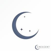 lune ou croissant et étoile avec ligne de coupe image graphique icône logo design abstrait concept vecteur stock. peut être utilisé comme symbole lié à la romance.