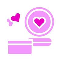 icône cosmétique solide rose style valentine illustration vecteur élément et symbole parfait.