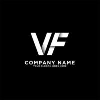 nom initial vf lettre logo design illustration vectorielle, le mieux pour le logo de votre entreprise vecteur