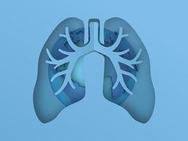 conception de la journée mondiale de la tuberculose, illustration de la sensibilisation à la tuberculose, journée de la tuberculose, pneumonie, concept de maladies respiratoires vecteur