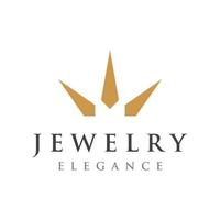 conception de modèle de logo abstrait de bague de bijoux avec des diamants ou des pierres précieuses de luxe.isolé sur fond noir et blanc.le logo peut être pour les marques et les signes de bijoux. vecteur
