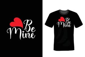 conception de t-shirt saint valentin, vintage, typographie vecteur