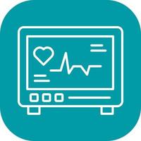 icône de vecteur de cardiogramme