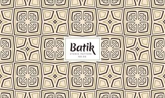ethnique batik vecteur indonésien modèle mode sans couture vintage
