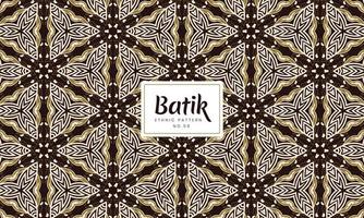 triangle ethnique art harmonieux de batik vecteur motif naturel indonésien