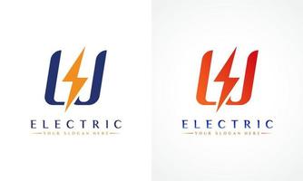 logo de lettre w avec dessin vectoriel de boulon de tonnerre éclair. boulon électrique lettre w logo illustration vectorielle.