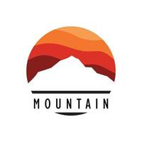 montagne illustration logo vecteur et symbole design