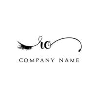initial ro logo écriture salon de beauté mode moderne luxe lettre vecteur