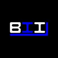 conception créative du logo bii letter avec graphique vectoriel, logo bii simple et moderne. vecteur