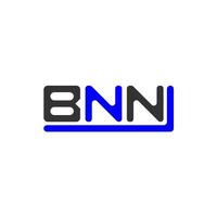 création de logo lettre bnn avec graphique vectoriel, logo bnn simple et moderne. vecteur