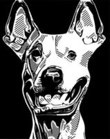 illustration vectorielle de dessin animé de chien vecteur