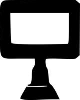 illustration vectorielle de l'icône du moniteur vecteur