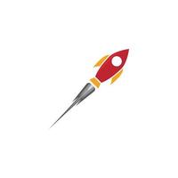 icône d'illustration vectorielle de fusée vecteur
