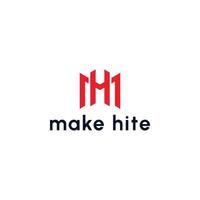 lettre initiale abstraite mh ou logo hm en couleur rouge isolé sur fond blanc appliqué pour le logo de l'entreprise commerciale et technologique également adapté aux marques ou entreprises ayant le nom initial hm ou mh. vecteur