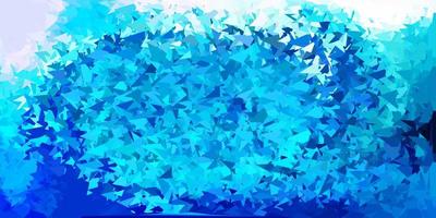 toile de fond polygonale vecteur bleu clair.