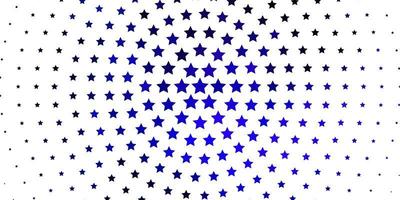 modèle vectoriel bleu clair avec des étoiles au néon