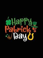 St. patrick's day typographie citation irlandaise colorée vecteur lettrage conception de t-shirt