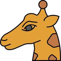 girafe qui peut facilement éditer ou modifier vecteur