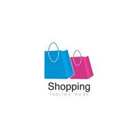 shopping logo vecteur icône illustration