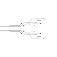 vecteur d'illustration de modèle de logo de technologie de circuit