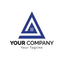lettre minimale créative une création de logo 2. logotype d'entreprise premium. vecteur libre