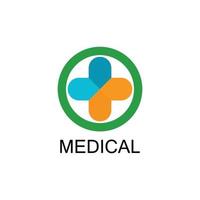 logo médical de la santé vecteur