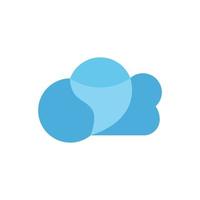 vecteur de logo nuage