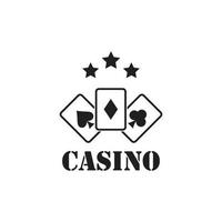 vecteur de logo de casino