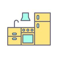 icône de vecteur de cuisine